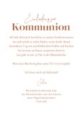 Einladung zur Kommunion beige Sechsecke & Foto 3