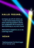 Einladung zur Lasertag-Party 12. Geburtstag 3