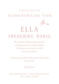 Einladung zur Namensweihe Mädchen mit Pusteblume 3
