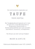 Einladung zur Taufe rosa mit Punkten und Foto 3