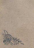 Einladung zur Taufe Rosen und Lettering 2