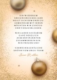 Einladung zur Weihnachtsfeier Weihnachtskugeln 3