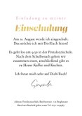 Einladungskarte 1. Schultag Foto in Einhornform 3