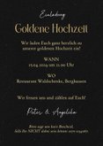 Einladungskarte 50 Goldene Hochzeit Herzluftballons 3