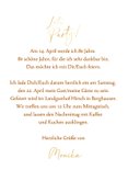 Einladungskarte 80. Geburtstag großes Foto Goldkonfetti 3