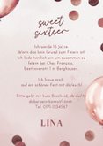 Einladungskarte Geburtstag 'Sweet Sixteen' rosa Luftballons 3