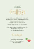 Einladungskarte Grillfest  BBQ Gartenparty 3