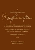 Einladungskarte großes Foto Konfirmation Schriftzug 3
