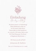 Einladungskarte Hochzeitsjubiläum 10 Jahre Rosenhochzeit 3