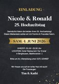 Einladungskarte Hochzeitsjubiläum Fotocollage Die Kleinen 3
