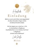 Einladungskarte Jugendweihe Vogel & Sonne 3