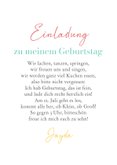 Einladungskarte Kindergeburtstag Zauberfeen 5 Jahre 3