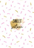 Einladungskarte mit Foto Sweet Sixteen 2