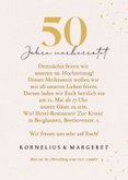 Einladungskarte mit Foto zum 50. Hochzeitstag Papierstruktur 3
