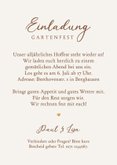 Einladungskarte Sommerfest Boho Fotocollage Trockenblumen 3