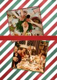 Einladungskarte Weihnachtsfeier vintage Anzugfliege 2
