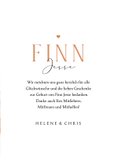 Elegante Fotocollage zur Geburt 3