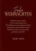 Firmen-Weihnachtskarte Foto & Schneeflocken 3