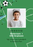 Foto-Einladung Kindergeburtstag Fußball 7 Jahre 2