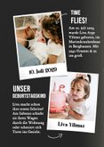 Foto-Einladungskarte Kindergeburtstag 1 Jahr Zeitschrift 2