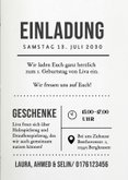 Foto-Einladungskarte Kindergeburtstag 1 Jahr Zeitschrift 3