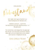Foto-Einladungskarte Ruhestand Luftballons Konfetti 3