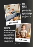 Foto-Einladungskarte Zeitschrift 1. Kindergeburtstag  2
