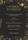 Foto-Einladungskarte zur goldenen Hochzeit 3