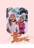 Foto-Weihnachtskarte mit Dackel und 2027 2