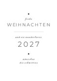 Foto-Weihnachtskarte schlicht & elegant 3
