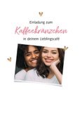 Fotocollage Dankeskarte Gutschein allerbeste Freundin 2