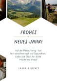 Fotocollage Hexagon Neujahrskarte 'Auf 2026' 3