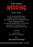 Fotocollage Hochzeitseinladung Wedding Sttreamingdienst 3