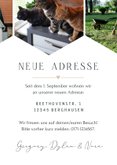 Fotocollage Karte Umzug Sechsecke 3