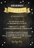 Fotokarte Einladung Kreidelook Renteneintritt Party 3