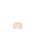 Fotokarte Einladung Regenbogen 3. Kindergeburtstag Rückseite