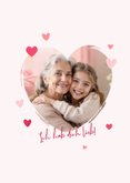 Fotokarte Herz Geburtstagsgrüße Oma 2