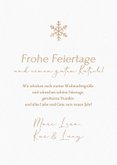 Fotokarte mit Schneekristall 4 Fotos 'Frohes Fest' 3