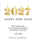 Fotokarte Neujahrsgrüße 2026 in Goldoptik 3