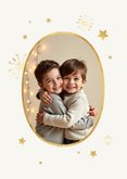 Fotokarte Weihnachten 2026 Goldoptik 2