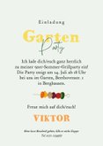 Geburtstagseinladung Garten-BBQ-Party 3