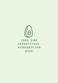 Geburtstagskarte Avocados 'Avokarte' 2