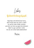 Geburtstagskarte Flamingos & Luftballons 3