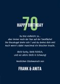 Geburtstagskarte 'Forever Young' 70 Jahre Disco Retro 3