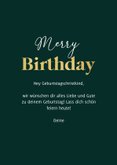 Geburtstagskarte Foto Weihnachtsmütze 'Merry Birthday' 3