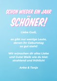 Geburtstagskarte Frau 'Schon wieder ein Jahr älter' 3