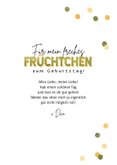 Geburtstagskarte 'Freches Früchtchen' 3