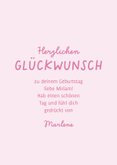 Geburtstagskarte Maus Blumenwiese 'Piep piep hurra' 3