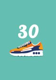 Geburtstagskarte Vintage Sneaker 2