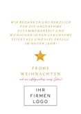 Geschäftliche Foto-Karte Weihnachtsbaum mit 8 Fotos 3